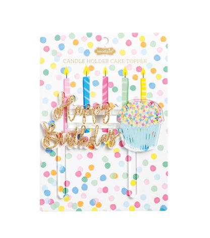 Candle Holder Cake Topper