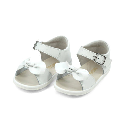 Jolie White Bow Sandal
