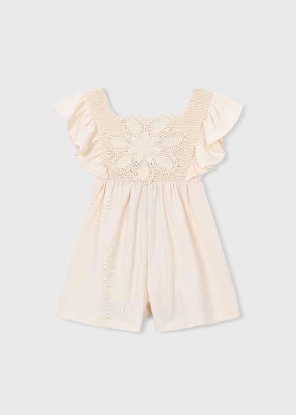 Knit Crochet Romper