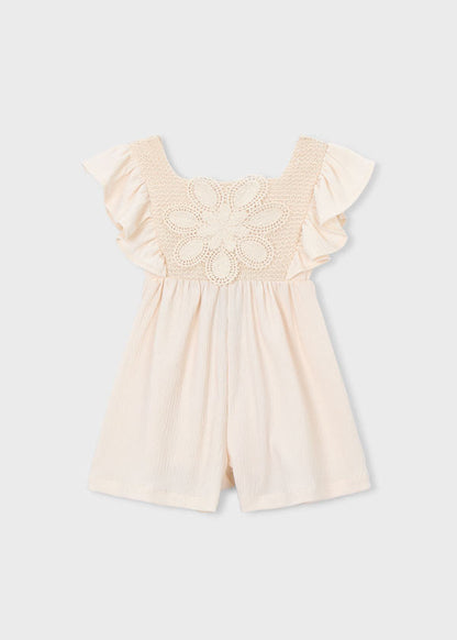 Knit Crochet Romper