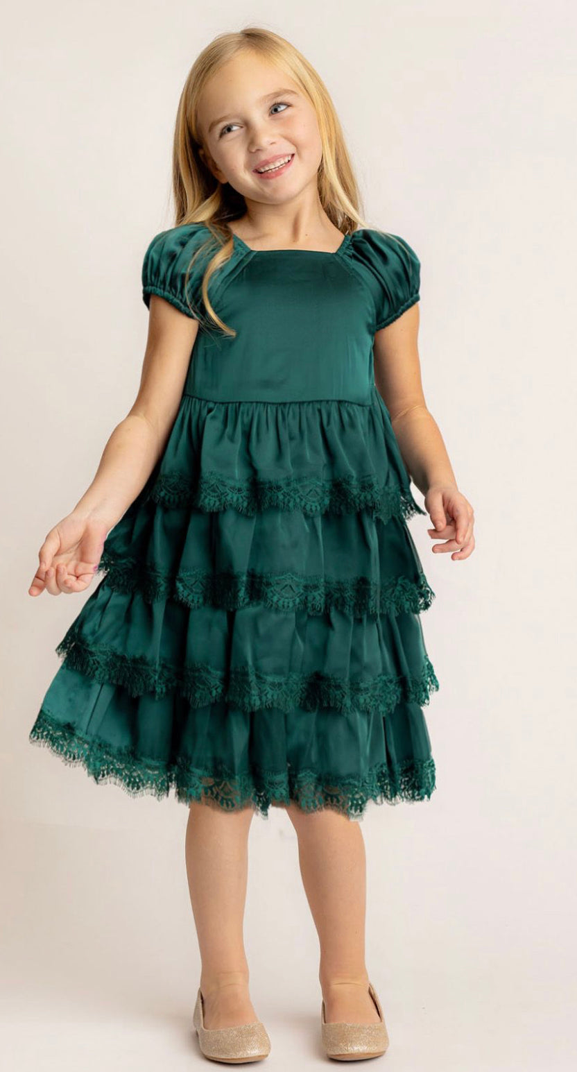 Emerald Lace Dress