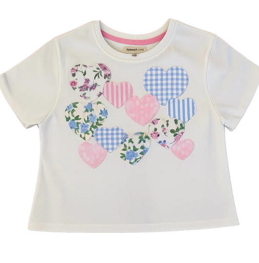 Paper Flower Heart Tee