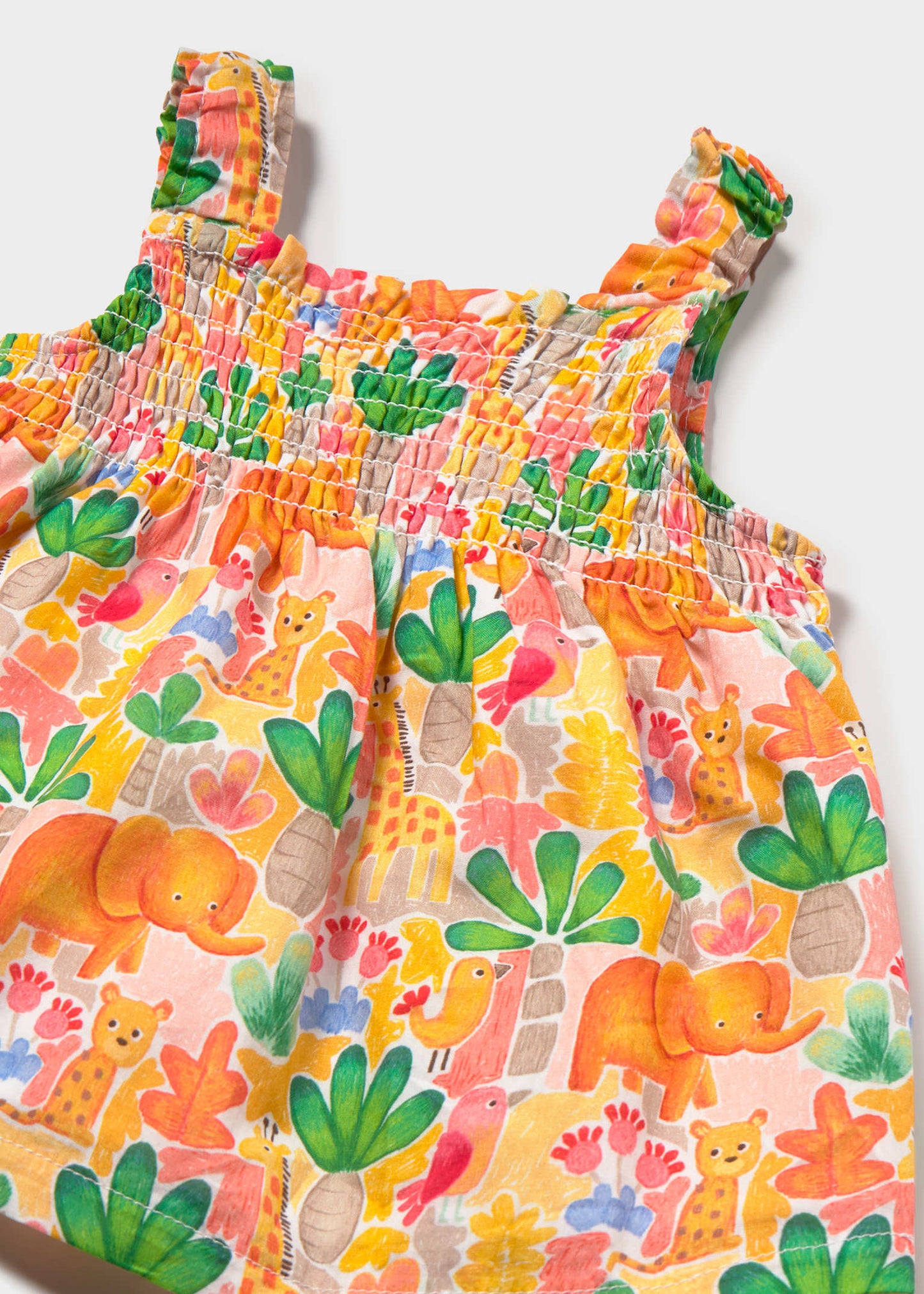 Printed Dress with Matching Headband
