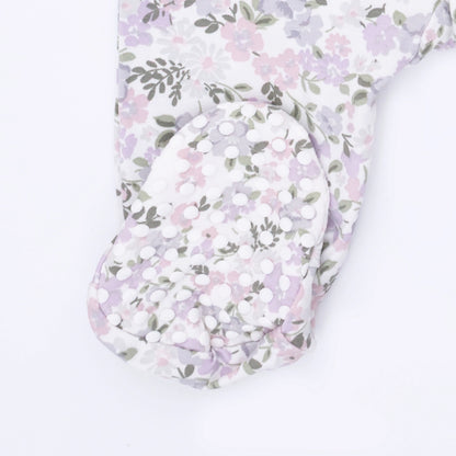 Purple Shannon Floral Footie