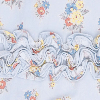 Country Stitch Floral Footie