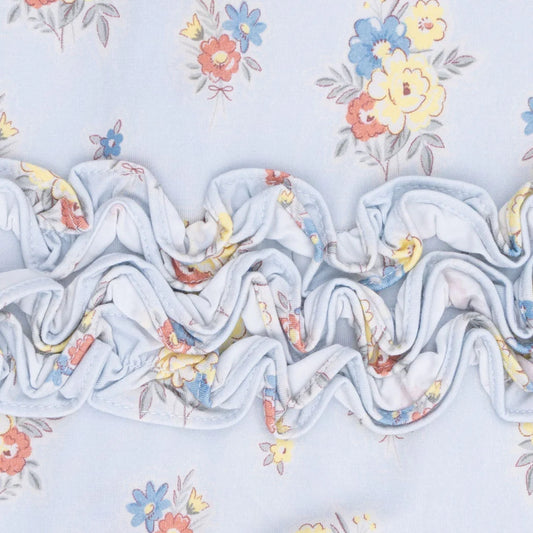 Country Stitch Floral Footie