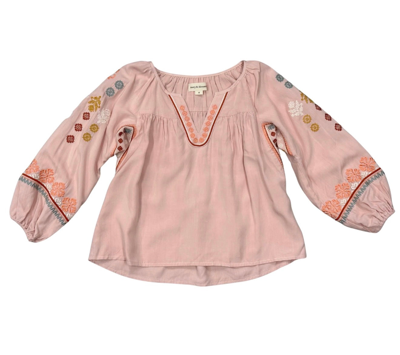 Embroidery Art Peasant Top