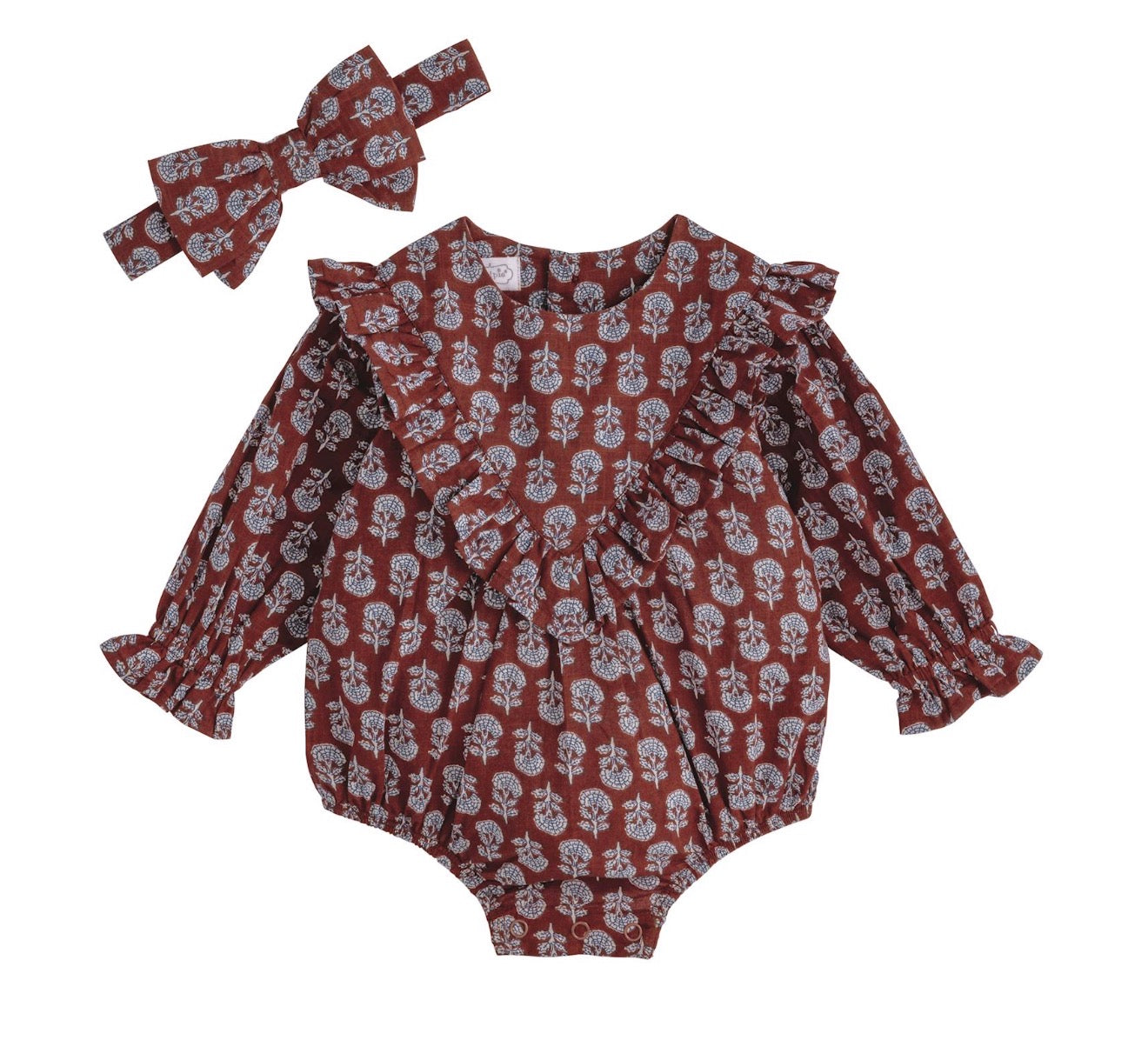 Rust Floral Bubble