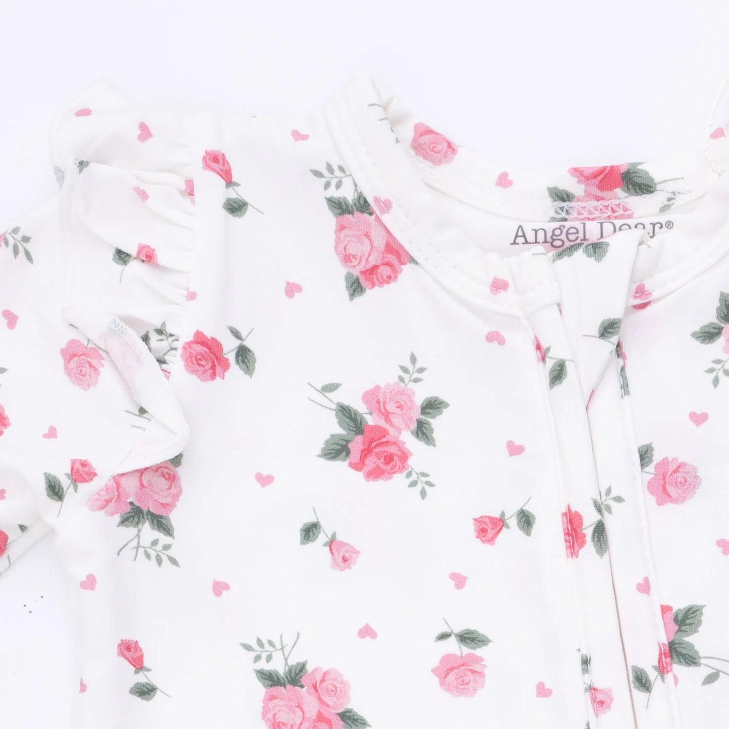 Pink Rosettes Footie