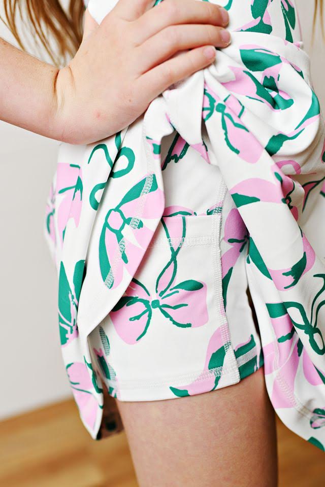 Girls’ Sporty A-line Dress with Front Zipper