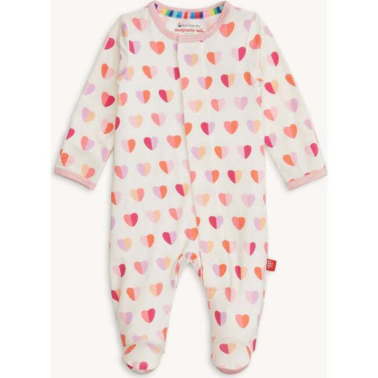 Pink XOXO Modal Magnetic Footie