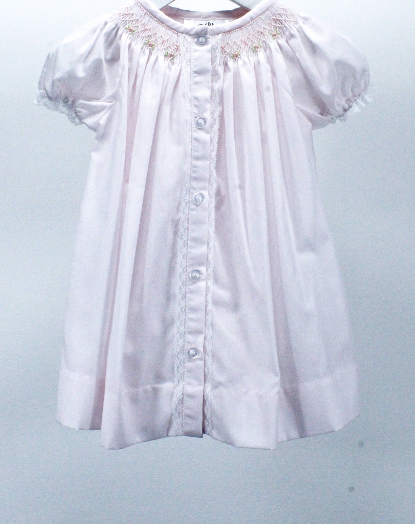 Pink Geometric Flowers Sophia Dress Classic