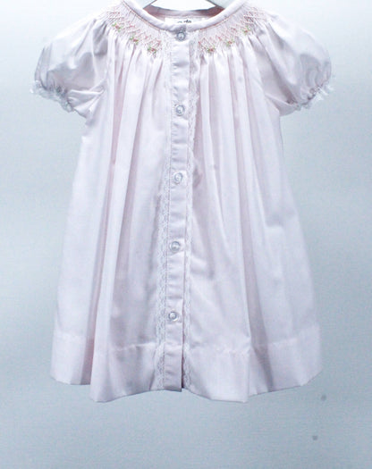 Pink Geometric Flowers Sophia Dress Classic