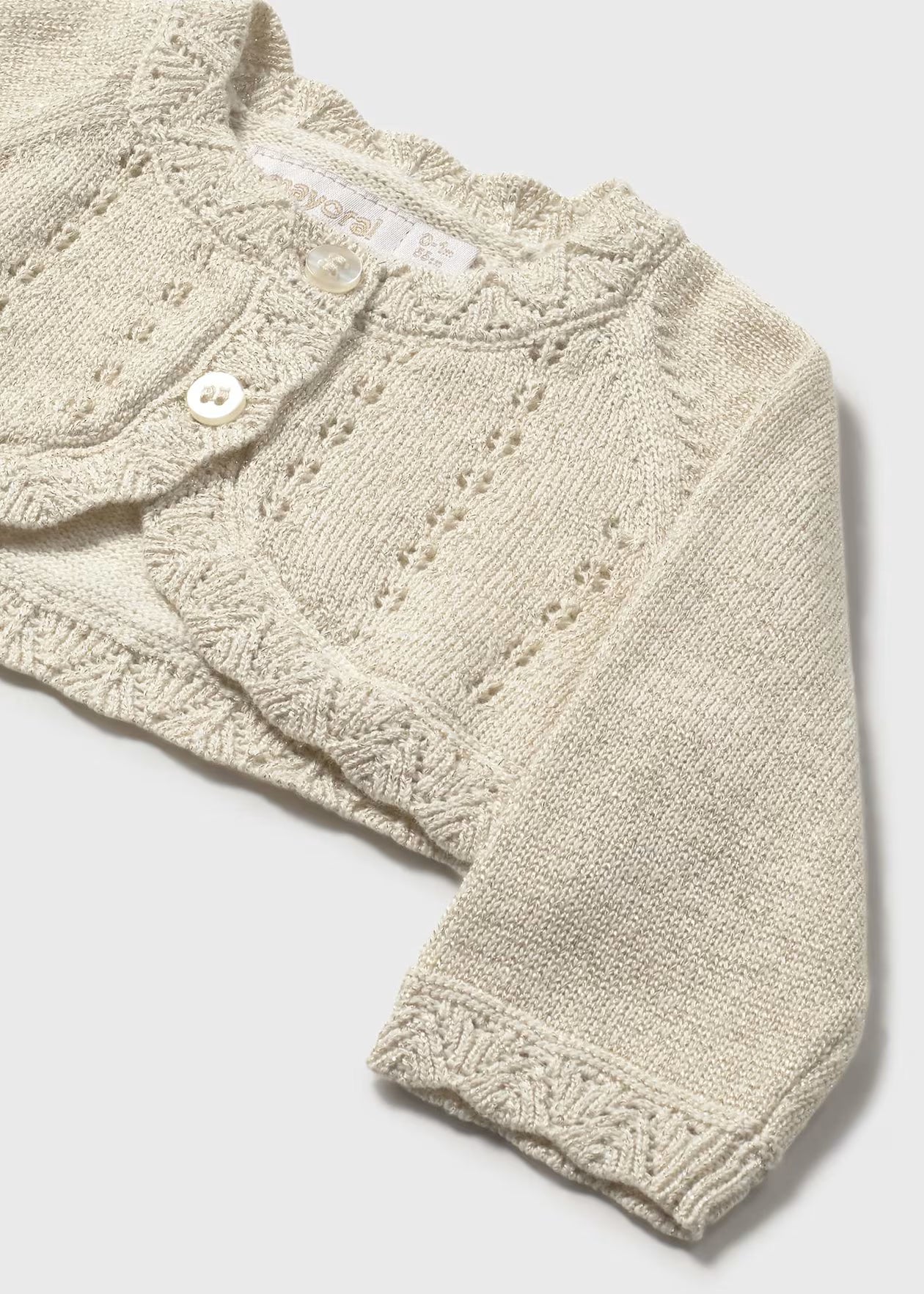 Champagne Baby Cardigan