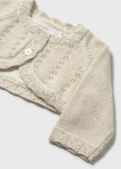 Champagne Baby Cardigan