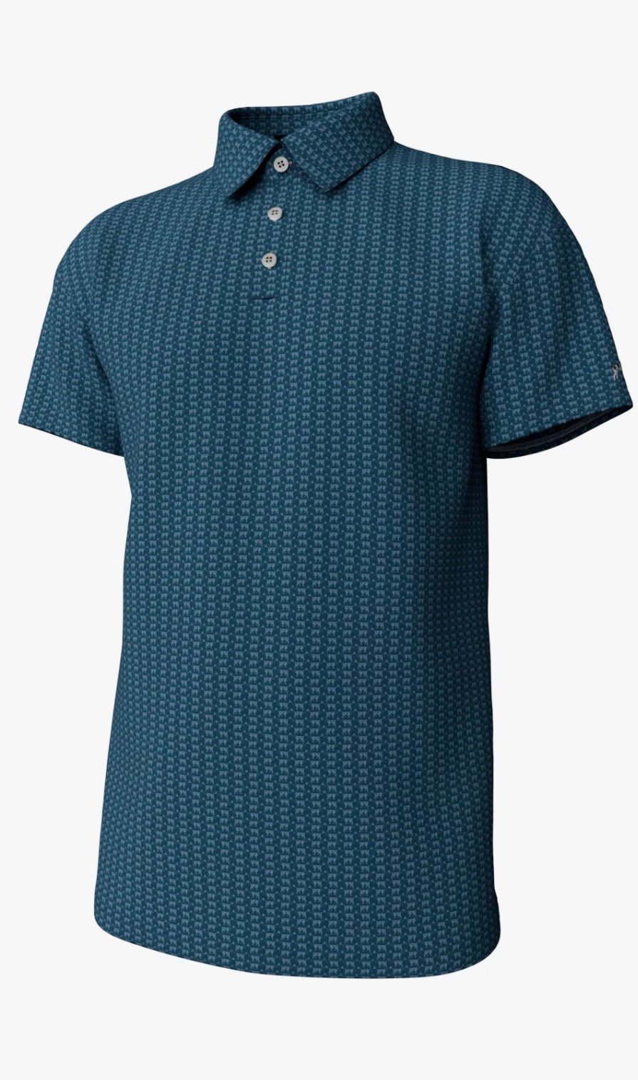 Youth Heritage Print Greyson Performance Polo