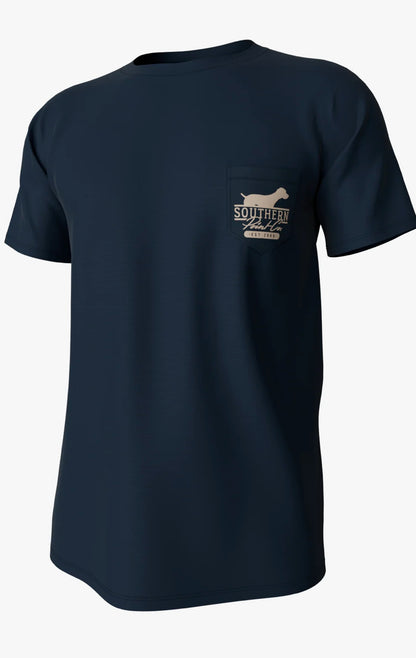 Youth Silhouette Shield Short Sleeve Pocket T