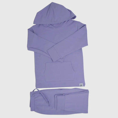 Orchid Petal Hooded Jogger Set