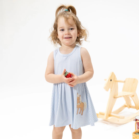 Cute Farm Animals Dress With Bloomers