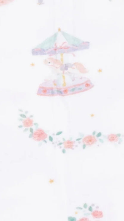 Carousel With Bows - Swaddle