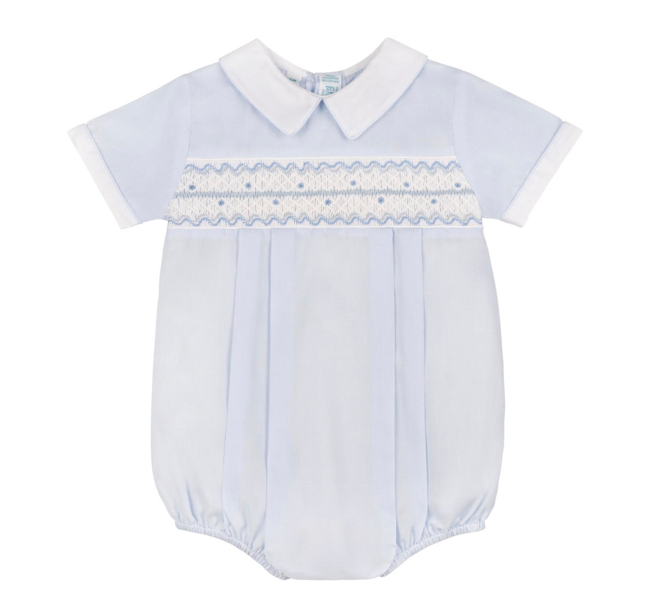 Boys Wave Smocked Romper