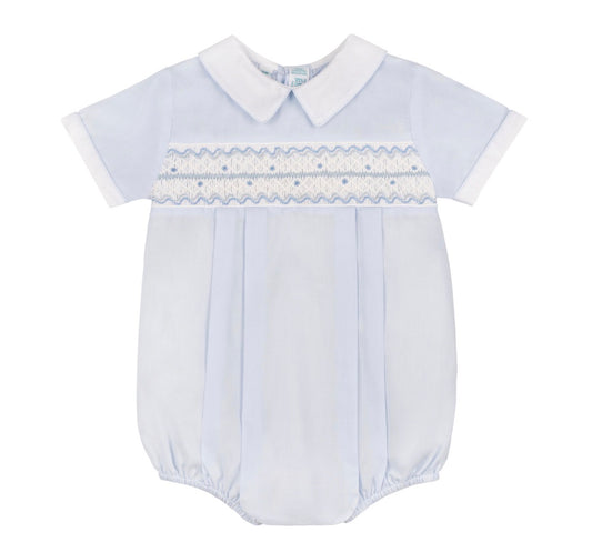 Boys Wave Smocked Romper
