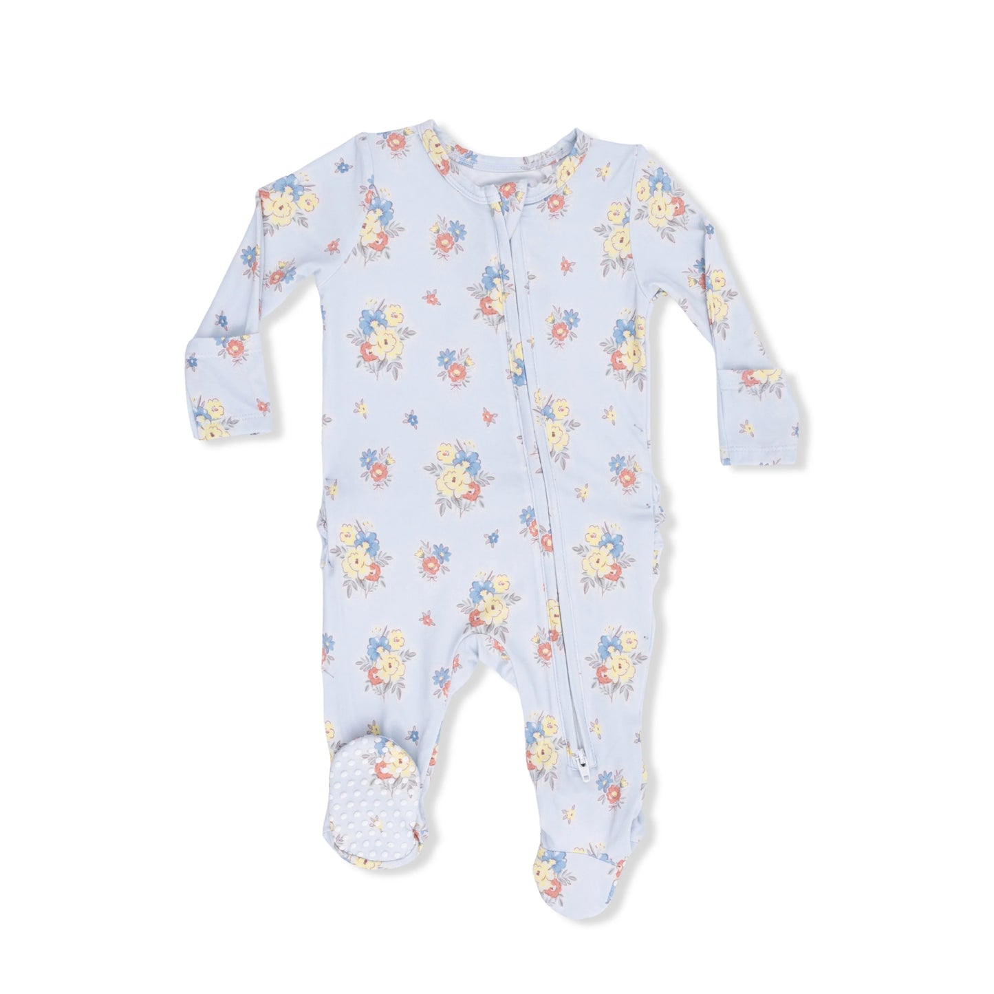 Country Stitch Floral Footie