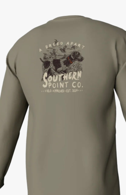 Long Sleeve Pocket Tee -Laurel Oak