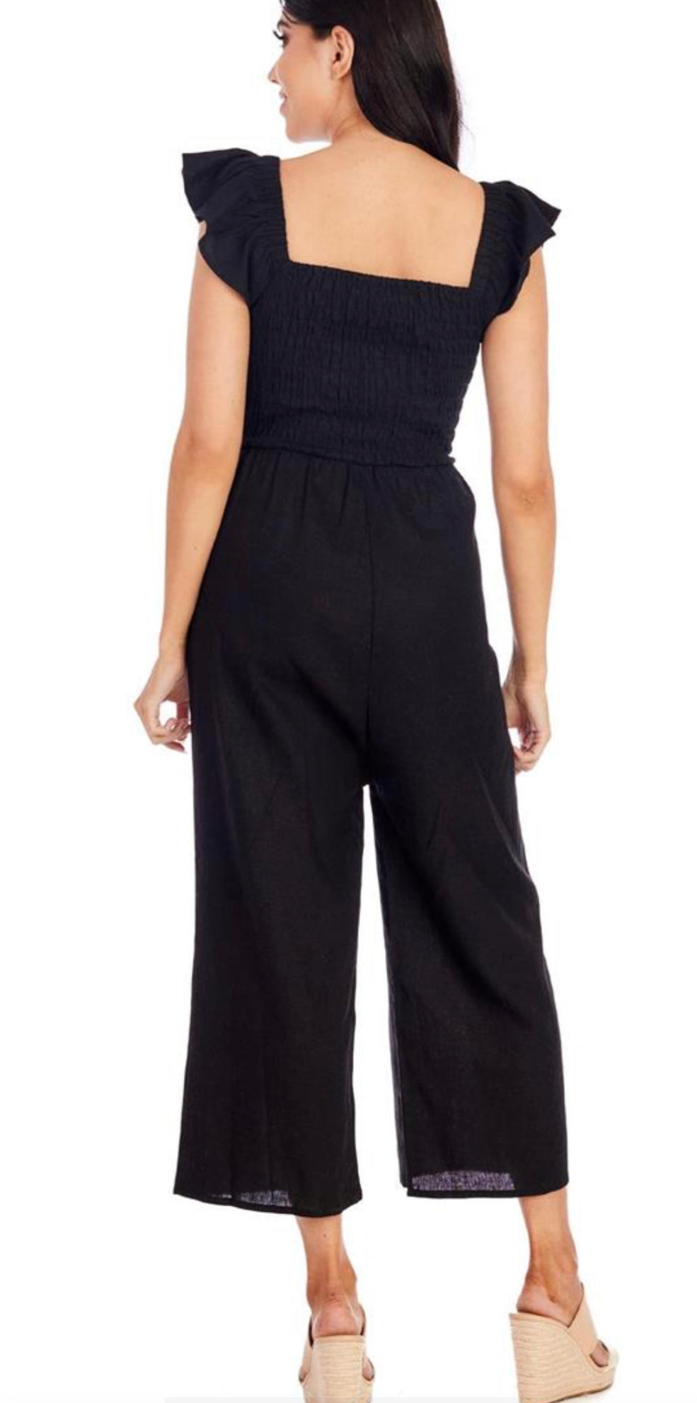 Cara Smocked Jumpsuit