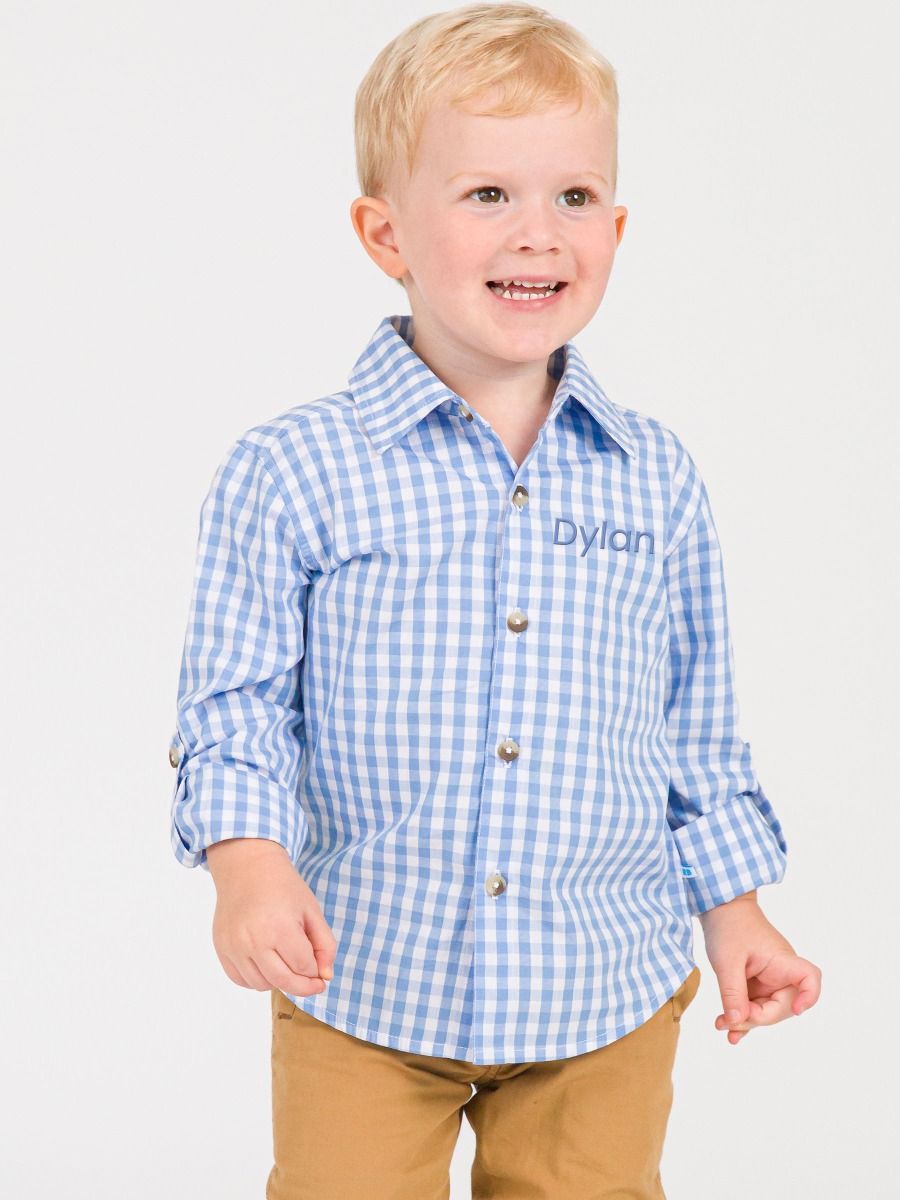 Classic Periwinkle Blue Long Sleeve Button Down