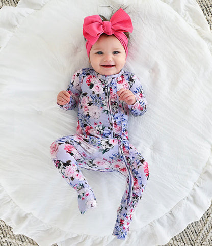 Emerson Floral Ruffle Zip