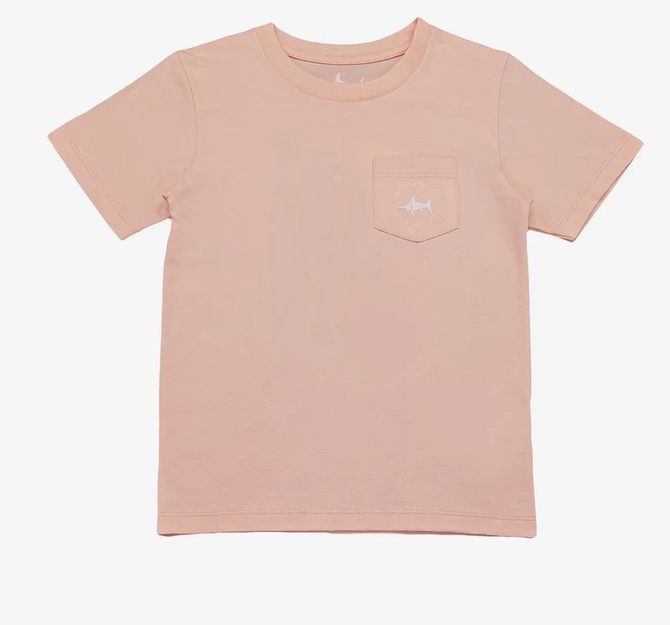 Boys Offshore Boat Ss Graphic Tee- Salmon