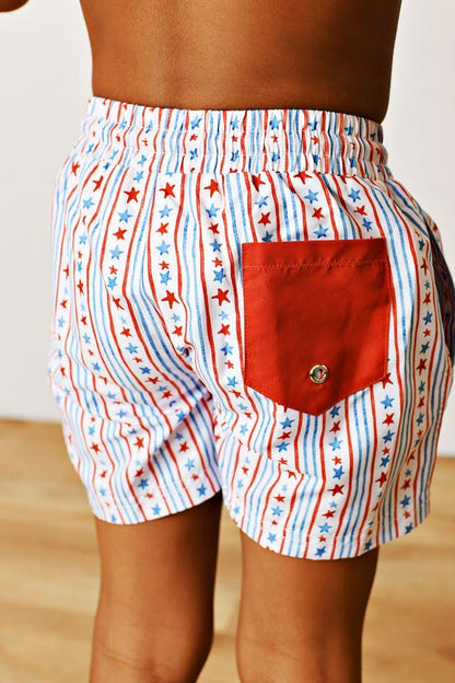All-Star Stripe Swim Trunks