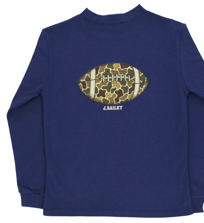 Camo Football Longsleeve Tee