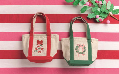 Holiday Beaded Mini Tote