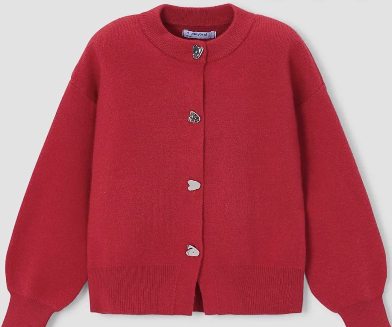 Red Cardigan Sweater