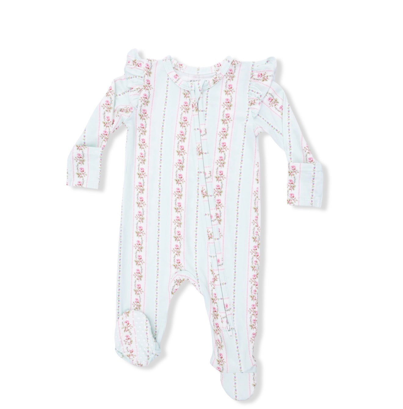 Antoinette Stripe 2 Way Ruffle Footie