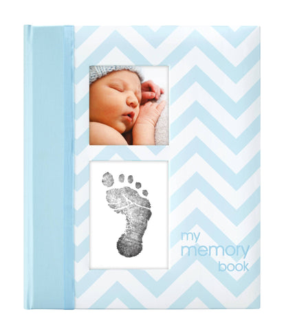 Chevron Baby Book and Clean-Touch Ink Pad Kit