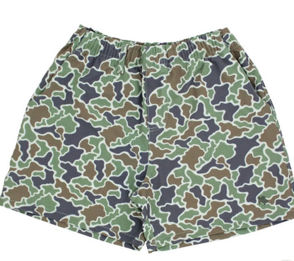 Printed Performance Short, Green Camo