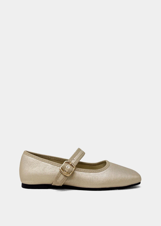 Adeline Gold Mini Flats