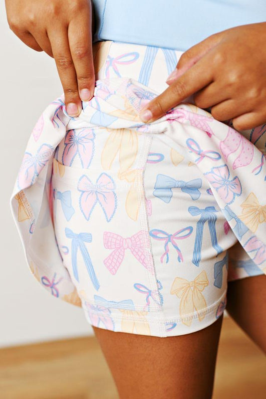 SweetSpin Zip-Back Sport Skort