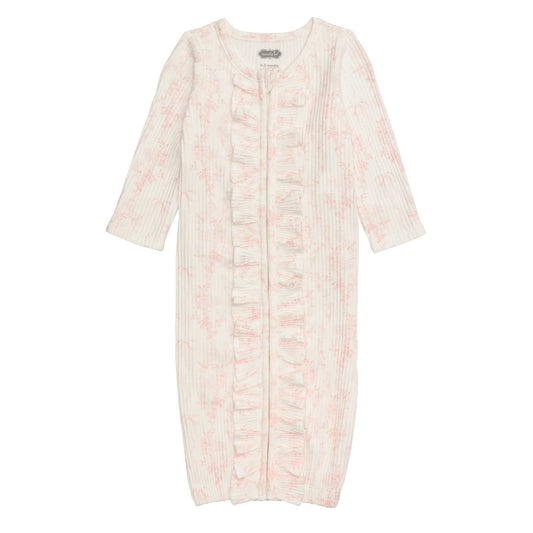 Floral Pink Toile Gown