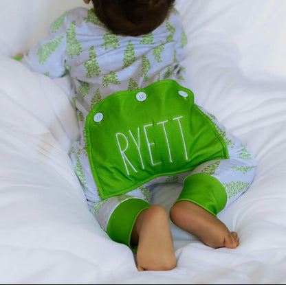 Christmas Tree Romper  Pajamas