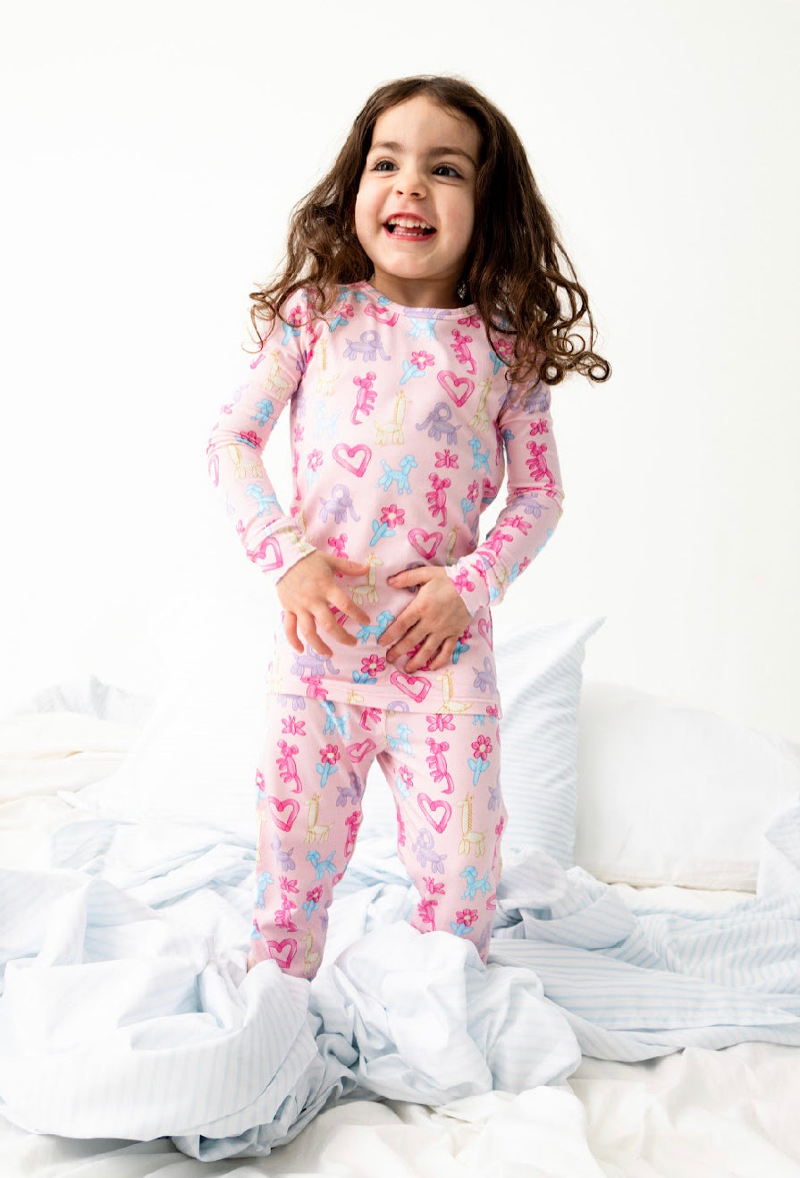 Pink Party Animals Glow Pajamas