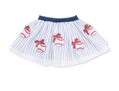 Baseball TuTu Skirt With Bike Shorts