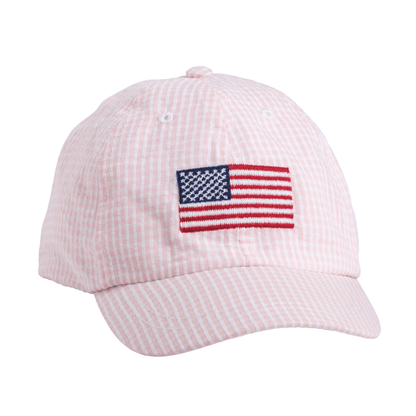 Pink Toddler Flag Hat