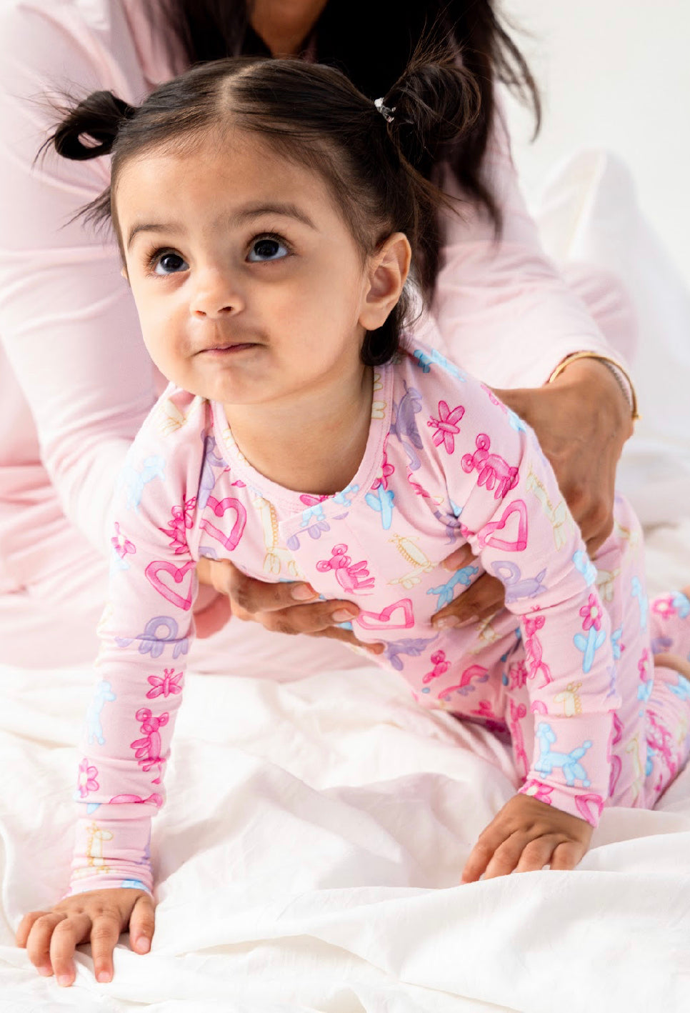 Pink Party Animals Glow Footie