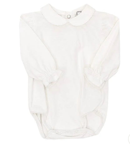 Girls Long Sleeve White Shirt