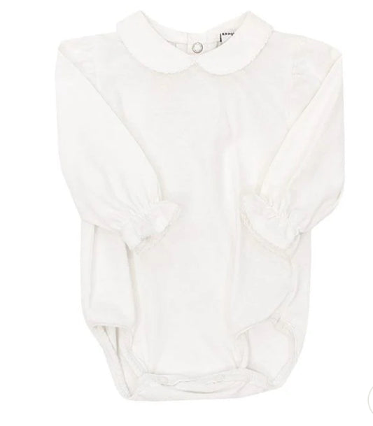 Girls Long Sleeve White Shirt