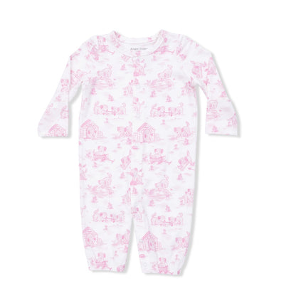 Puppy Toile Pink-Converter Gown